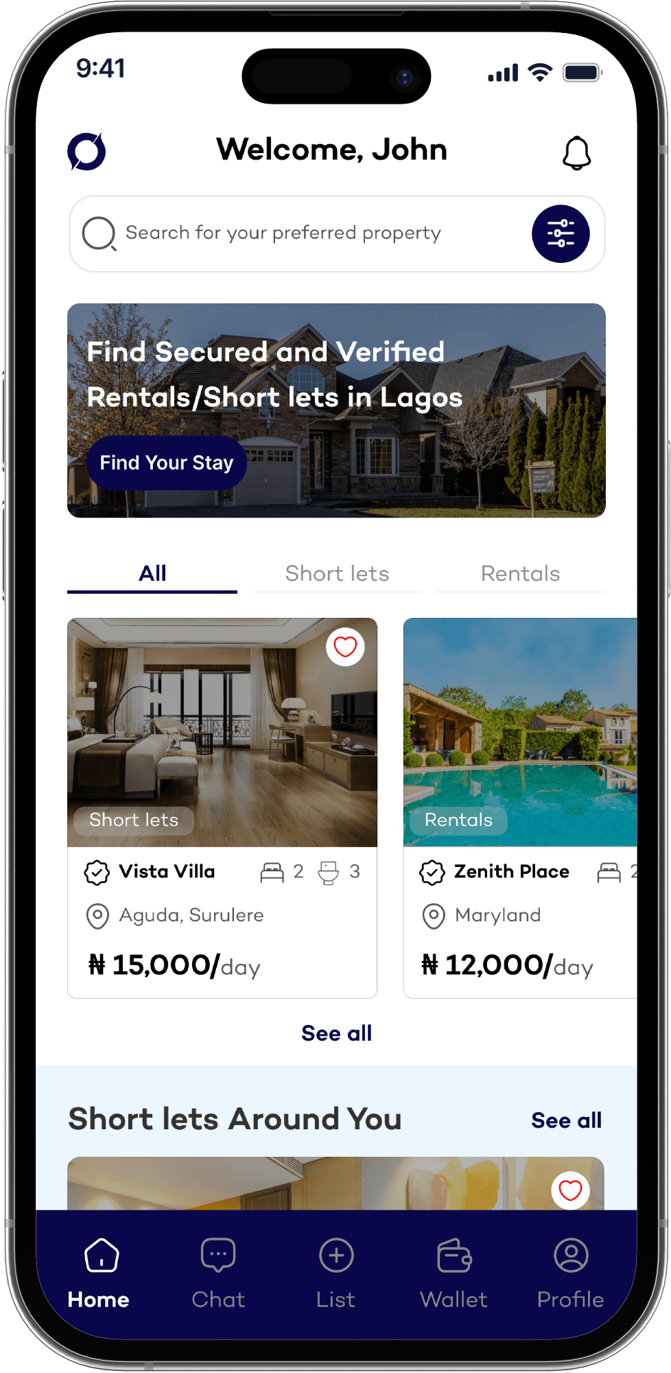 Ogarent Mobile App